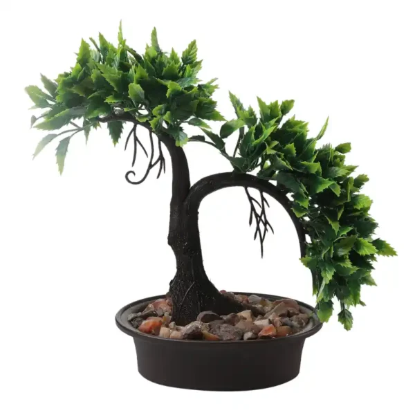 2 Branch Shemrock Artificial Bonsai Tree
