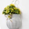 Yellow Gerbera with Pot Artificial Wall Plant