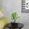 Small Artificial Bonsai Tree With White Stones