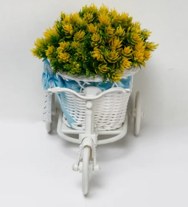 Yellow Rickshaw Artificial Plant