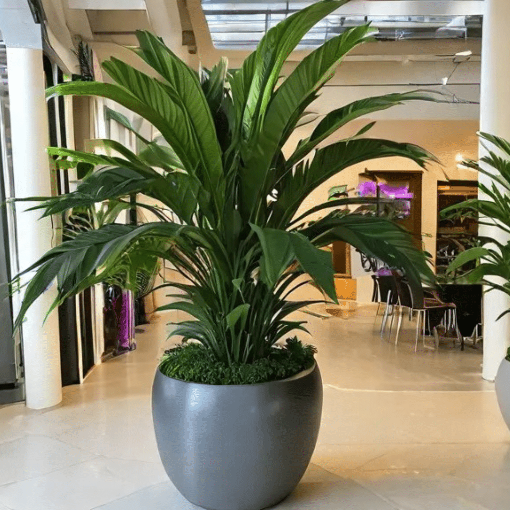 long artificial plants for living room