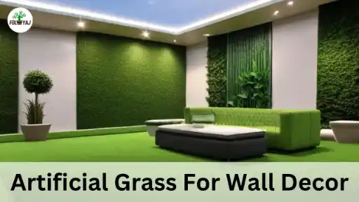 artificial grass for wall decor