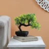 Hanging Branch With Flowery Leaves Artificial Bonsai Tree