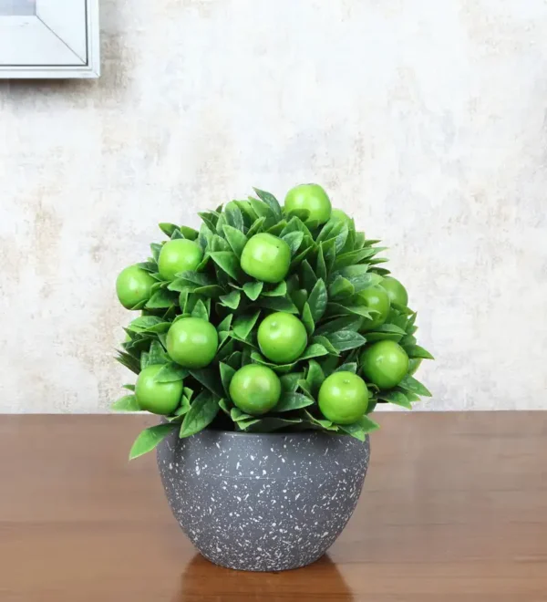 Artificial Green Apple Plant