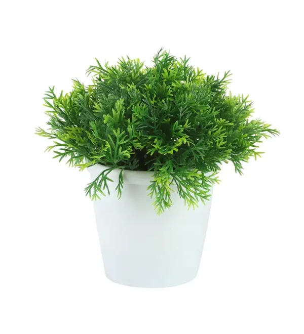 Artificial potted Thick Green Leaves plants