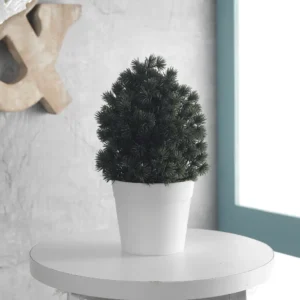 Artificial Bush with Pine Leaves in Round Pot