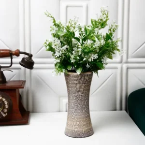 Artificial Tall White Leaves Bunch without Vase