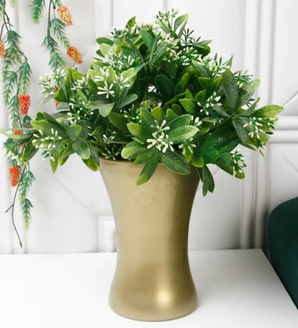 Artificial White Bud Bunches without Vase