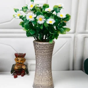 Artificial White Daisy Bunches without Vase