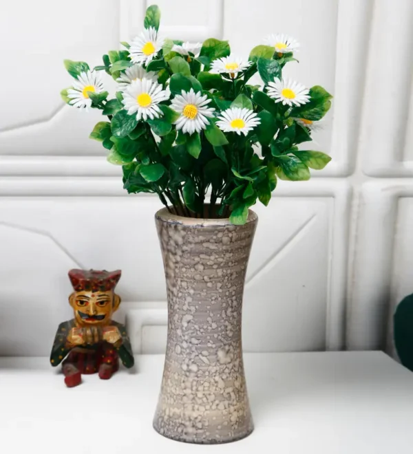 Artificial White Daisy Bunches without Vase