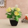 Artificial Yellow Rose Plant