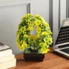 artificial yellow gerba plant