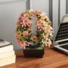 shaped artificial pink gerba plant