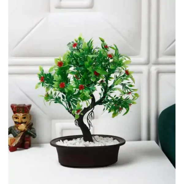 3_Branch_White_Stone_Artificial_Bonsai_Tree_Foliyaj