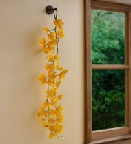 Foliyaj Artificial Yellow Maple Leaf Vine - 1 pc